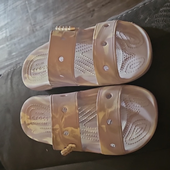 Crocs Unisex-Adult Classic Two-Strap Slide Sandals - Picture 5 of 5